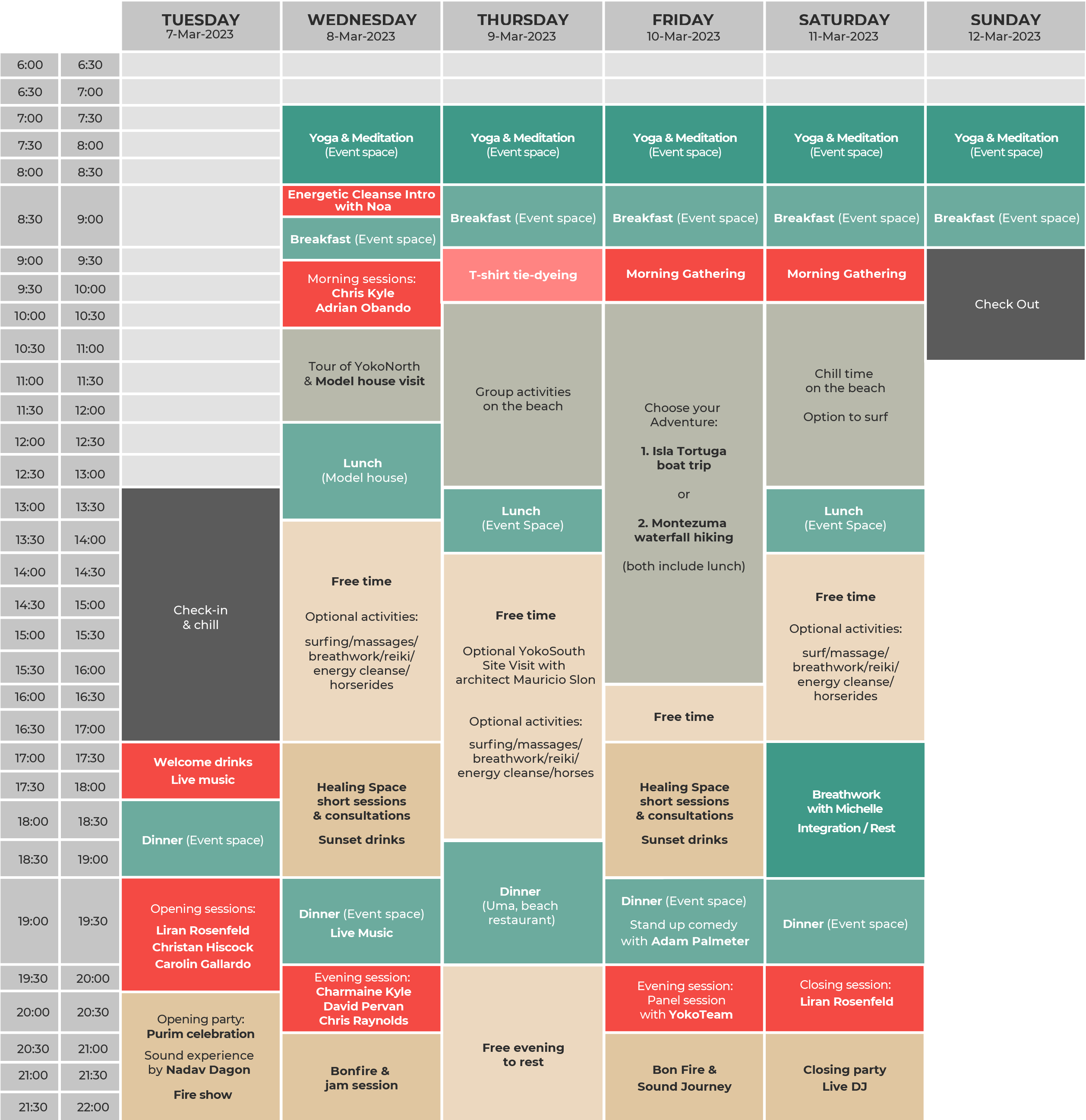 YokoConnect Agenda